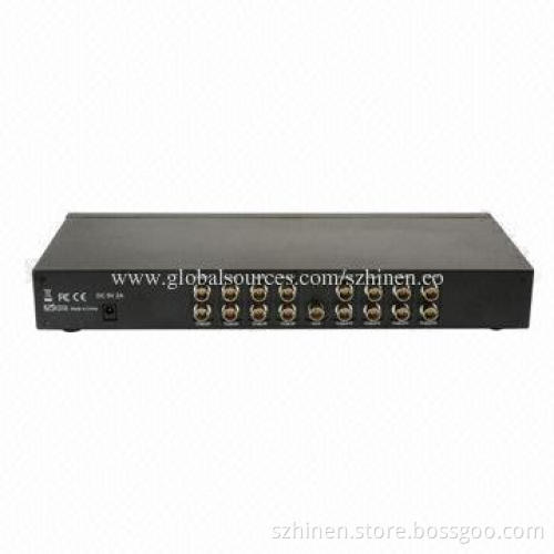 3G SDI 1 x 16 Splitter with ReClock, Compatible with HD CCTV 1.0, HD-SDI (ST 292)